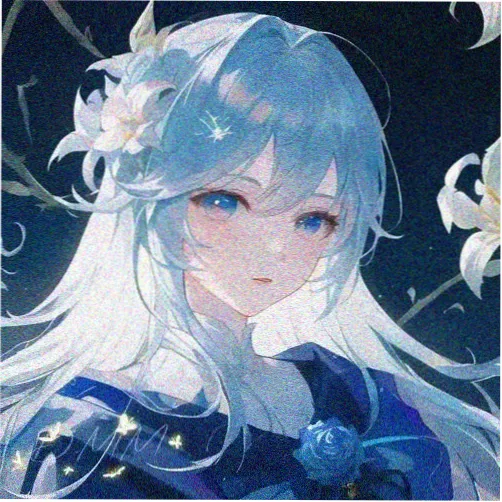 观众头像：扎马尾的女性用户